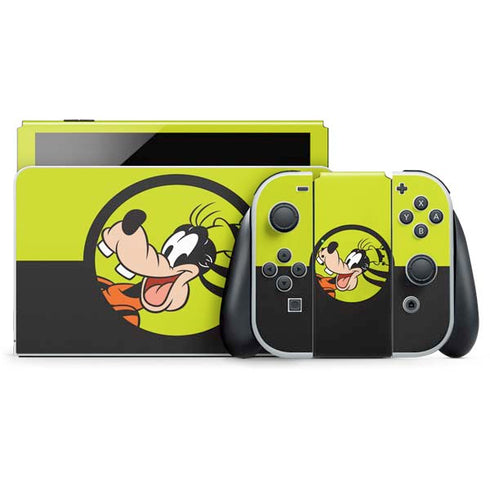 Disney Friends Goofy Nintendo Switch OLED (2021) Skin